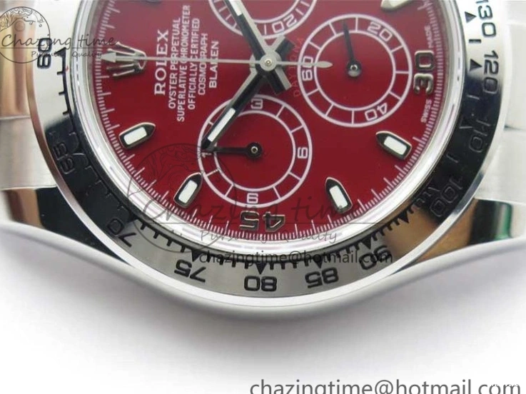 MiroTime 0116 Daytona 116520 SS UBF Best Edition Red Stick Markers Dial on SS Bracelet A Reliable 2951